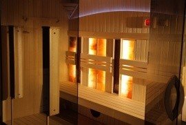 Budapest: Hotel Sz�nyi - Infraszauna a wellnessr�szlegben