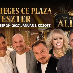  Siófok - Fergeteges CE Plaza ALL IN Szilveszter (min. 3 éj)