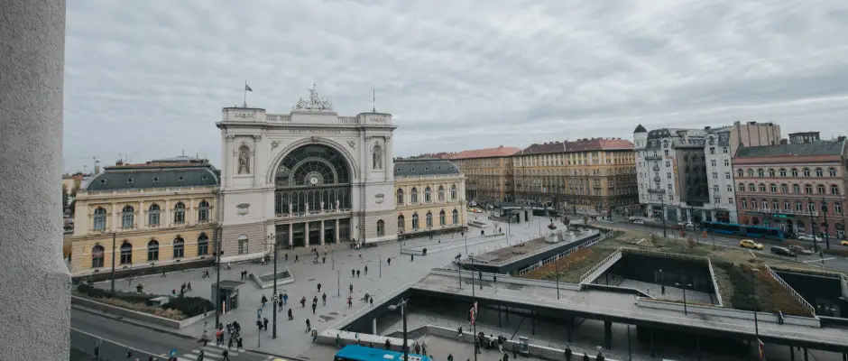 Panorma a szllodbl - a Baross City Hotel ajnlsval