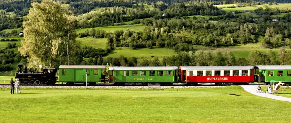 Murtalbahn - kisvonat, gzmozdony - a Club Hotel am Kreischberg ajnlsval
