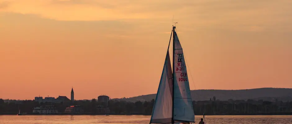 Keszthely naplemente - a Kristly Hotel ajnlsval