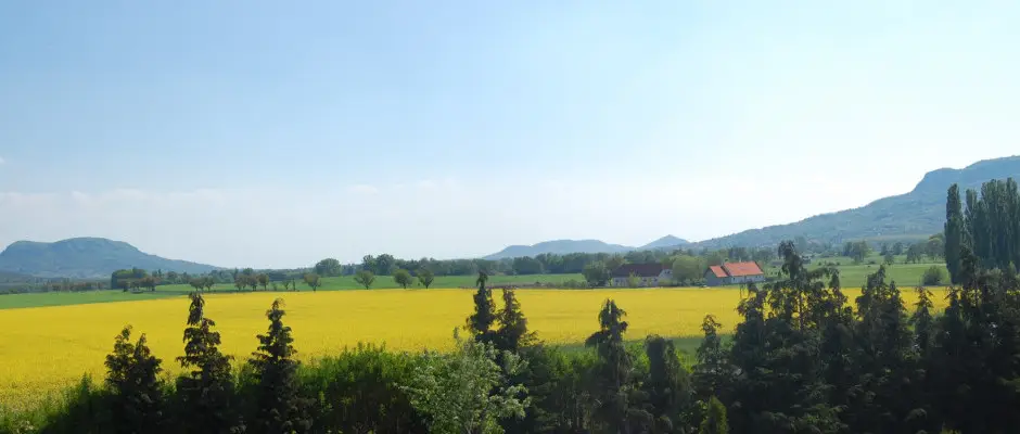 kilts a teraszrl a Tapolcai medencre - a Judit Panzi ajnlsval