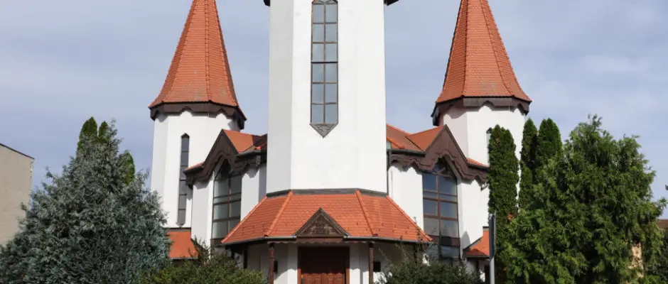 Csurg Reformtus templom - a Meller Kastly Villa ajnlsval