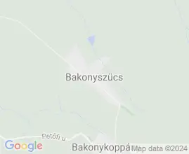 25 szlls Bakonyszcs trkpn