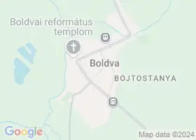 13 szlls Boldva trkpn
