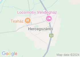 5 szlls Hercegsznt trkpn