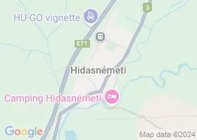 10 szlls Hidasnmeti trkpn