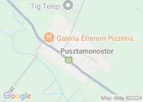 8 szlls Pusztamonostor trkpn