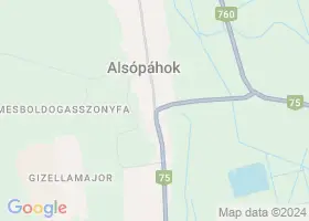 27 szlls Alsphok trkpn