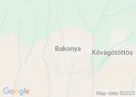 25 szállás Bakonya térképén