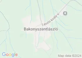 22 szlls Bakonyszentlszl trkpn