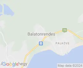 16 szállás Balatonrendes térképén