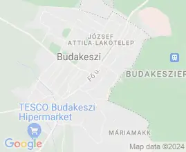 25 szlls Budakeszi trkpn