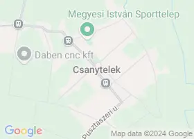 17 szlls Csanytelek trkpn