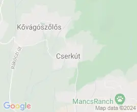 15 szállás Cserkút térképén