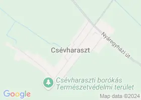 13 szlls Csvharaszt trkpn