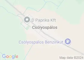 12 szlls Cslyosplos trkpn