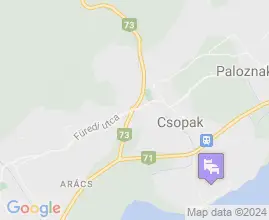 9 szlls Csopak trkpn