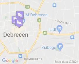 15 szlls Debrecen trkpn