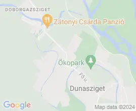 8 szlls Dunasziget trkpn