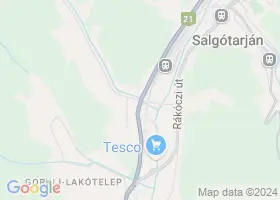 10 szlls Salgtarjn-Eresztvny trkpn
