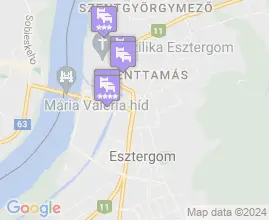 12 szlls Esztergom trkpn