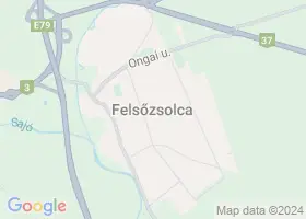 16 szlls Felszsolca trkpn