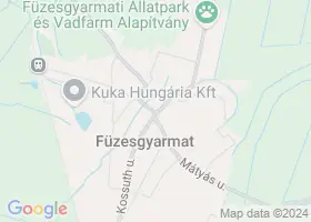 8 szlls Fzesgyarmat trkpn
