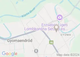 7 szlls Gyomaendrd trkpn