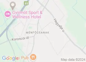 15 szlls Gyr - Mnfcsanak trkpn