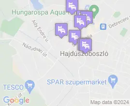 41 szlls Hajdszoboszl trkpn