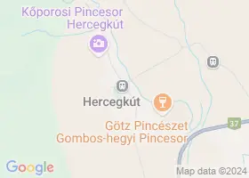 13 szlls Hercegkt trkpn