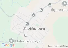 9 szlls Jszfnyszaru trkpn