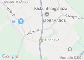 9 szlls Kiskunflegyhza trkpn