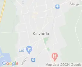 5 szállás Kisvárda térképén