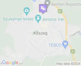 15 szlls Kszeg trkpn