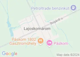 25 szlls Lajoskomrom trkpn