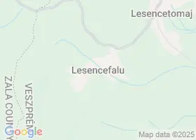 25 szlls Lesencefalu trkpn