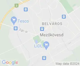 10 szlls Mezkvesd trkpn