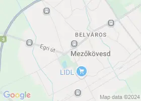 30 szlls Mezkvesd trkpn