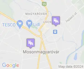 6 szlls Mosonmagyarvr trkpn