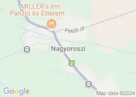 14 szlls Nagyoroszi trkpn