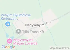 7 szlls Nagyvenyim trkpn