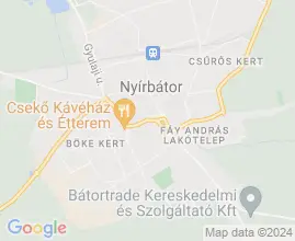 3 szlls Nyrbtor trkpn