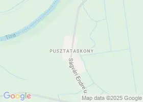 8 szlls Pusztataskony trkpn