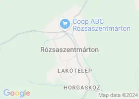 10 szlls Rzsaszentmrton trkpn
