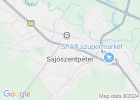 22 szlls Sajszentpter trkpn