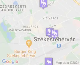 12 szlls Szkesfehrvr trkpn
