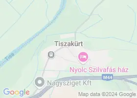 7 szlls Tiszakrt trkpn