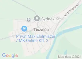 21 szlls Tiszalc trkpn